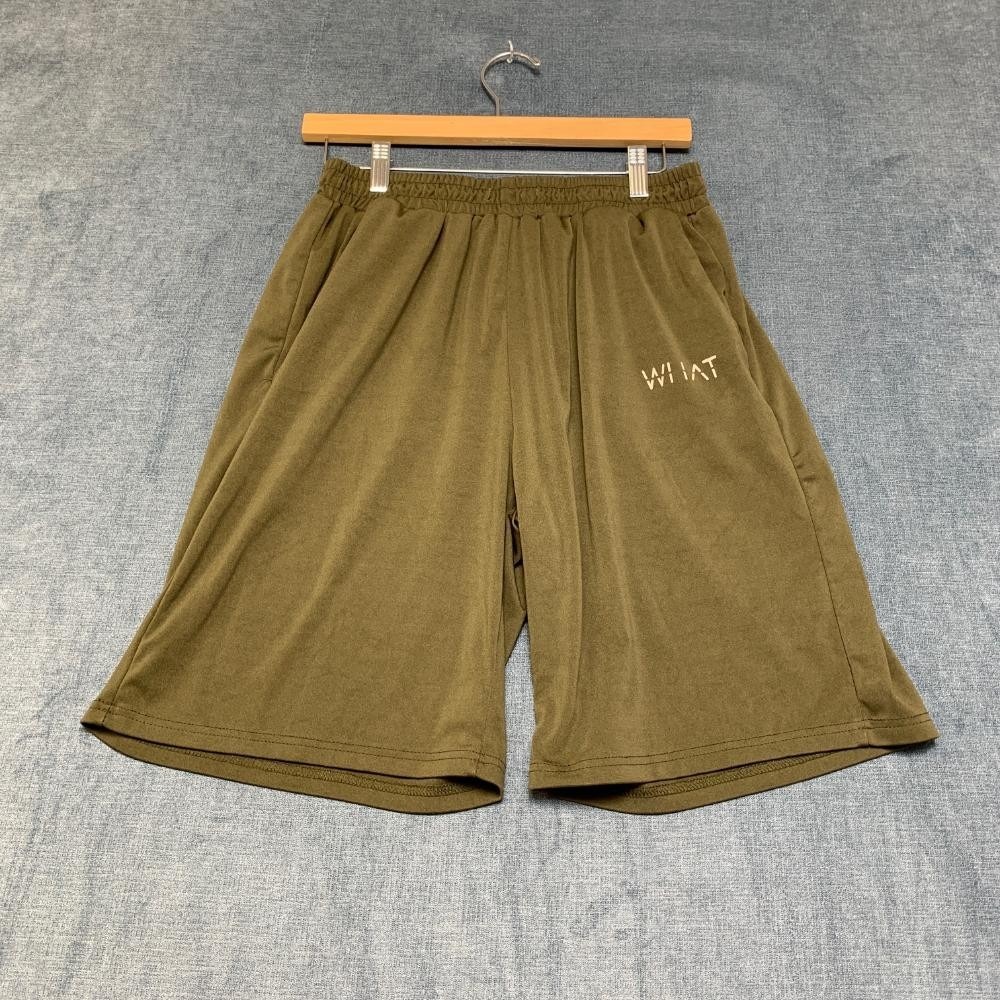 Manfinity What Shorts Womens Large Olive Green Stretch Relaxed Fit Pull On